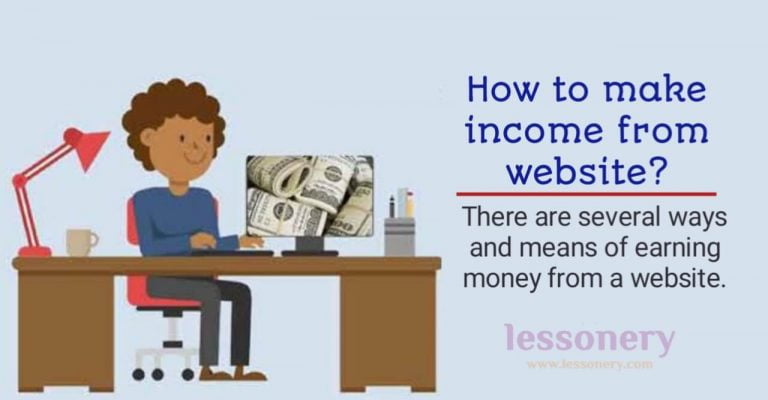 How to make an income from a website?